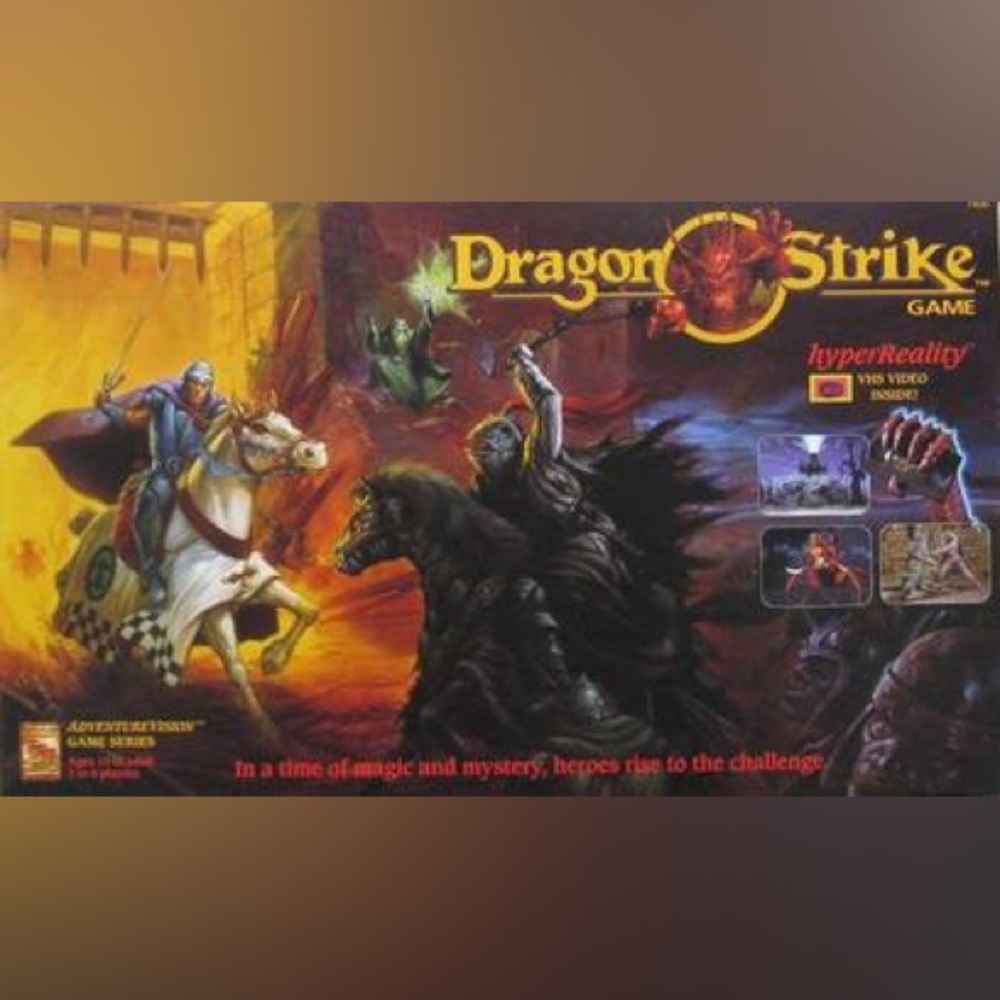 NEW - shrink wrapped-Dragon Strike Board Game with VHS Tape Included